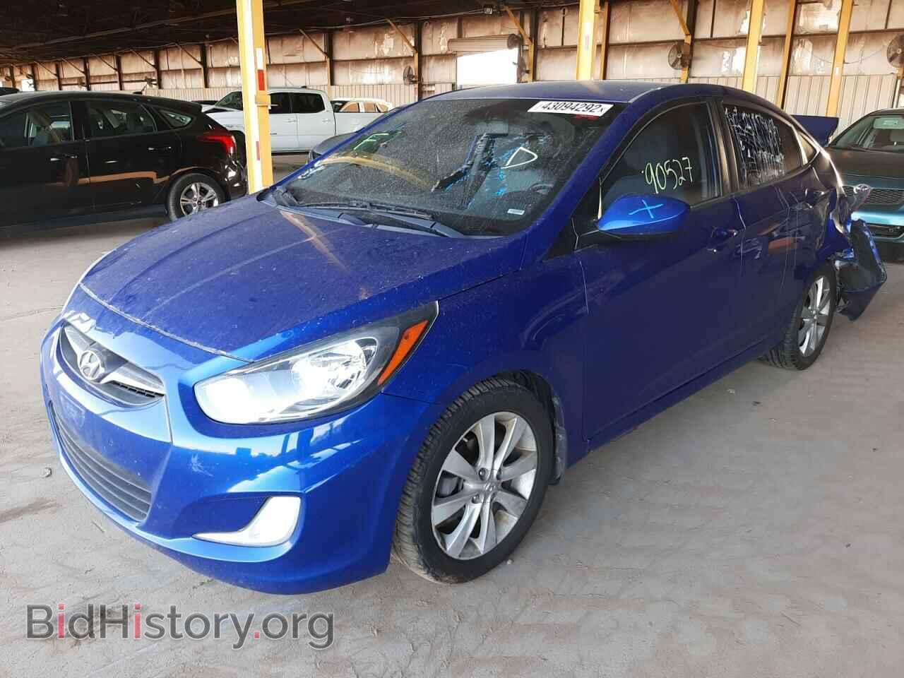 2013 HYUNDAI ACCENT - VIN: KMHCU4AE5DU444021 - Фото 2