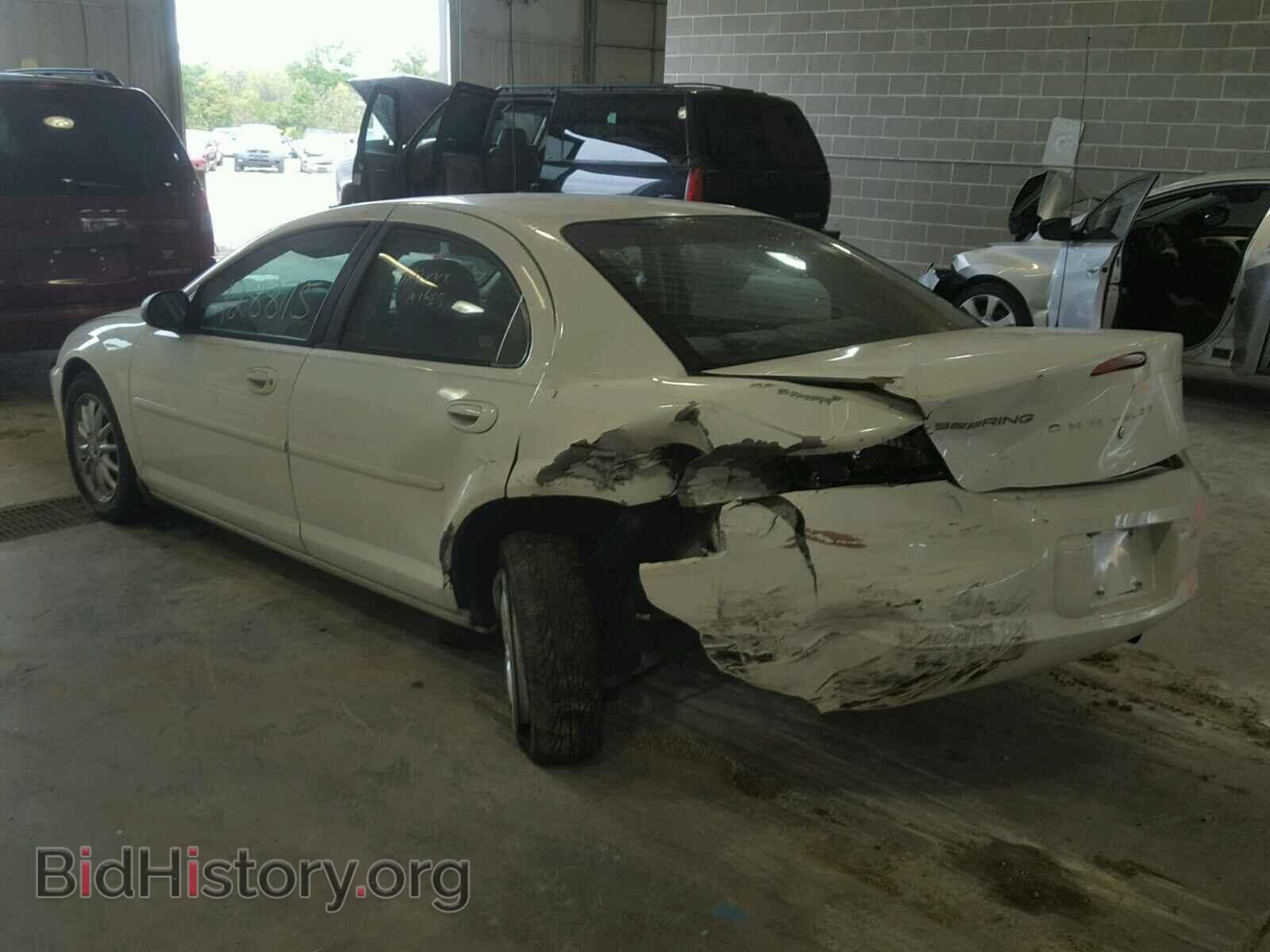 2002 CHRYSLER SEBRING - VIN: 1C3EL46X42N227100 - Фото 3