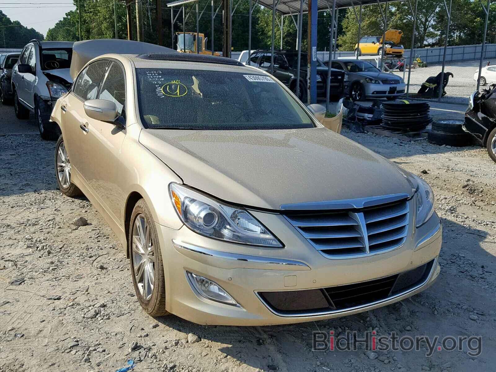 Photo KMHGC4DD6CU159513 - HYUNDAI GENESIS 2012