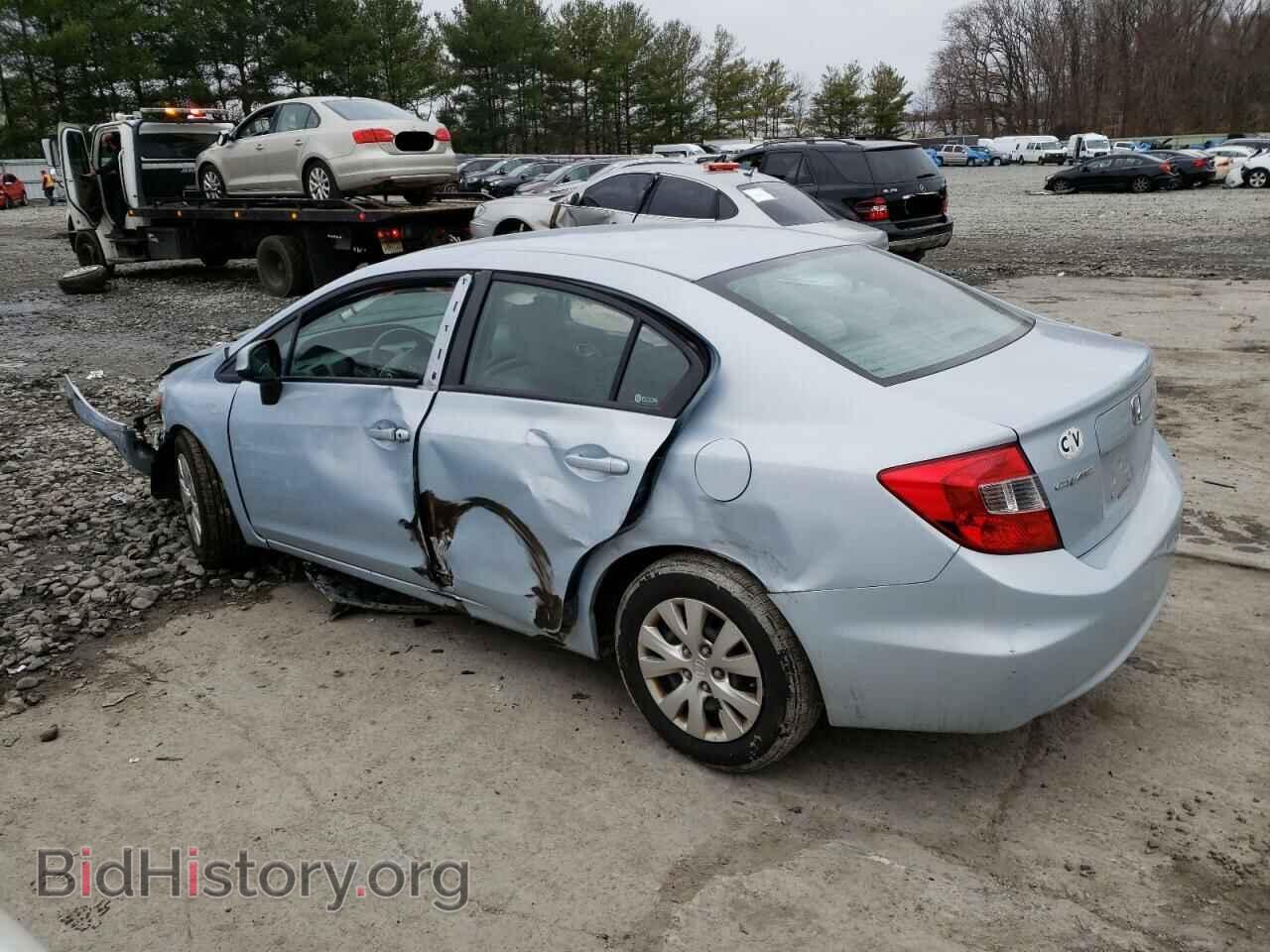 2012 HONDA CIVIC - VIN: 2HGFB2F52CH525081 - Фото 2