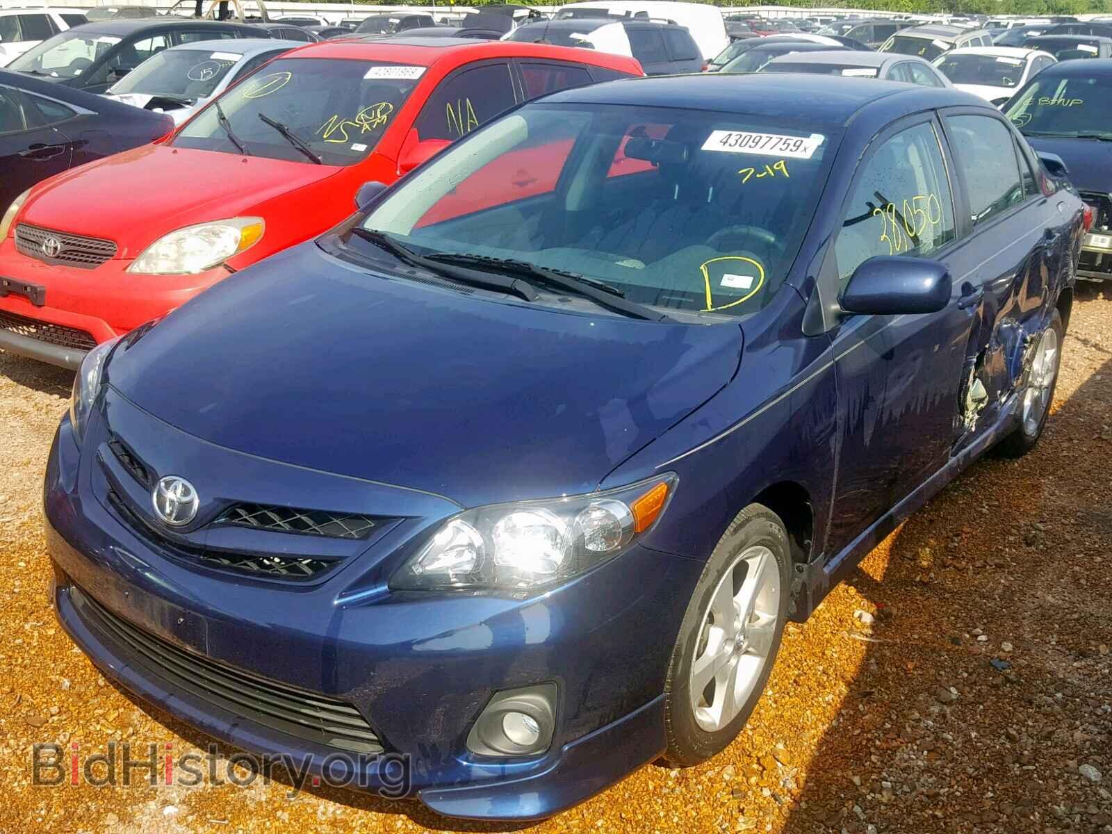 2011 TOYOTA COROLLA BA - VIN: 2T1BU4EE2BC613402 - Фото 2