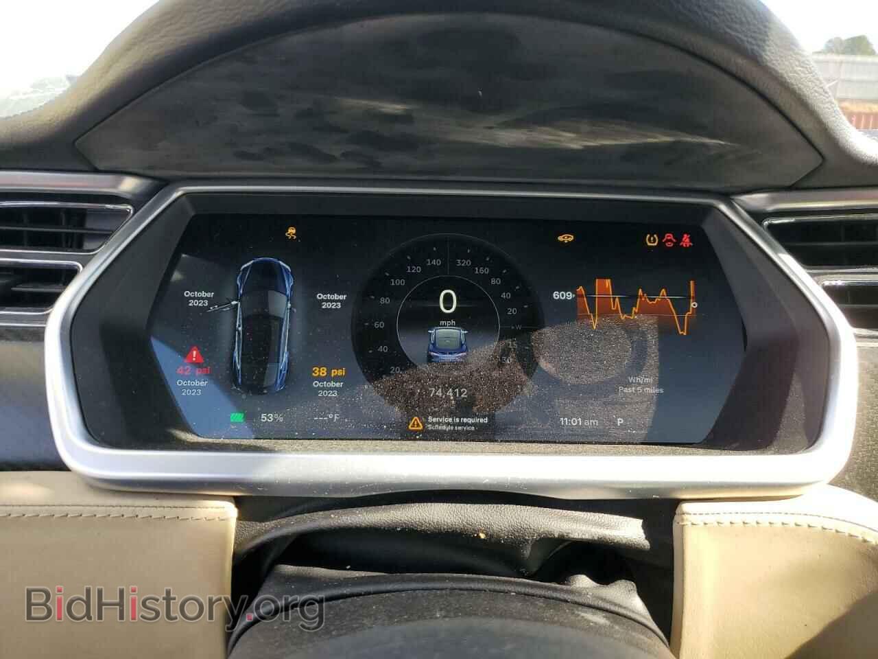 2012 TESLA MODEL S - VIN: 5YJSA1CP2CFP03111 - Фото 9