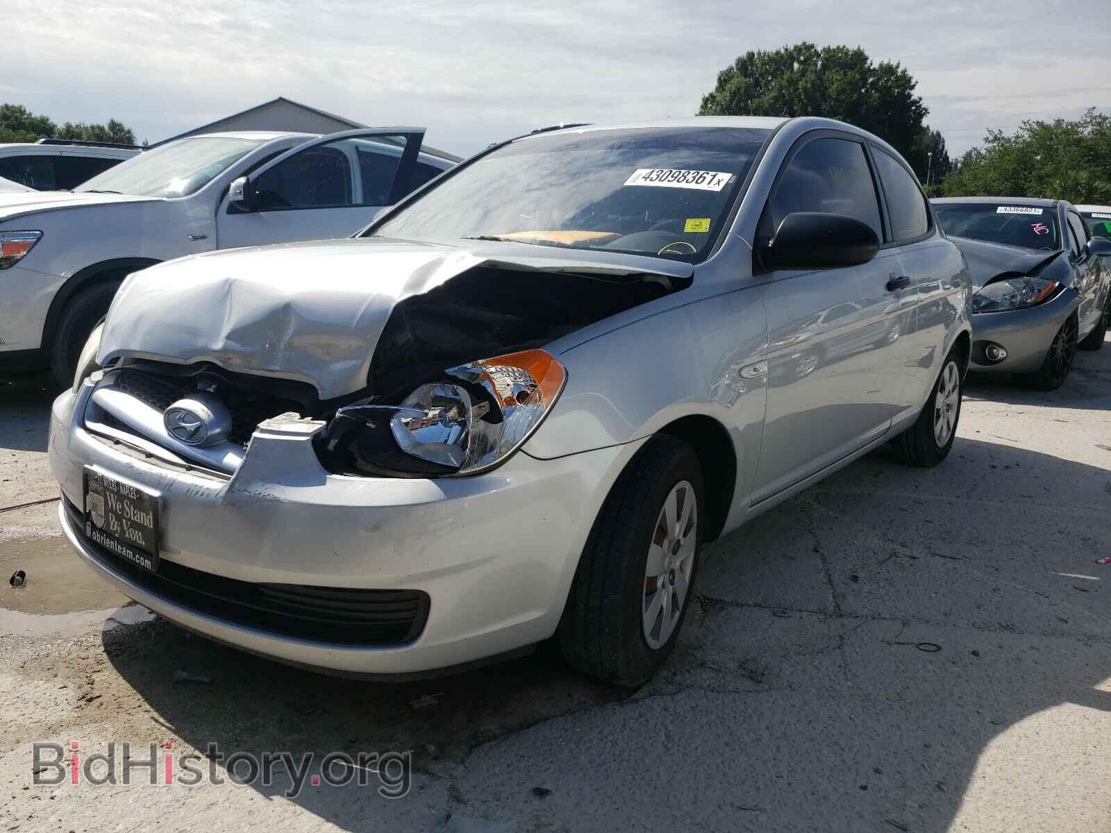 2008 HYUNDAI ACCENT - VIN: KMHCM36C38U072721 - Фото 2