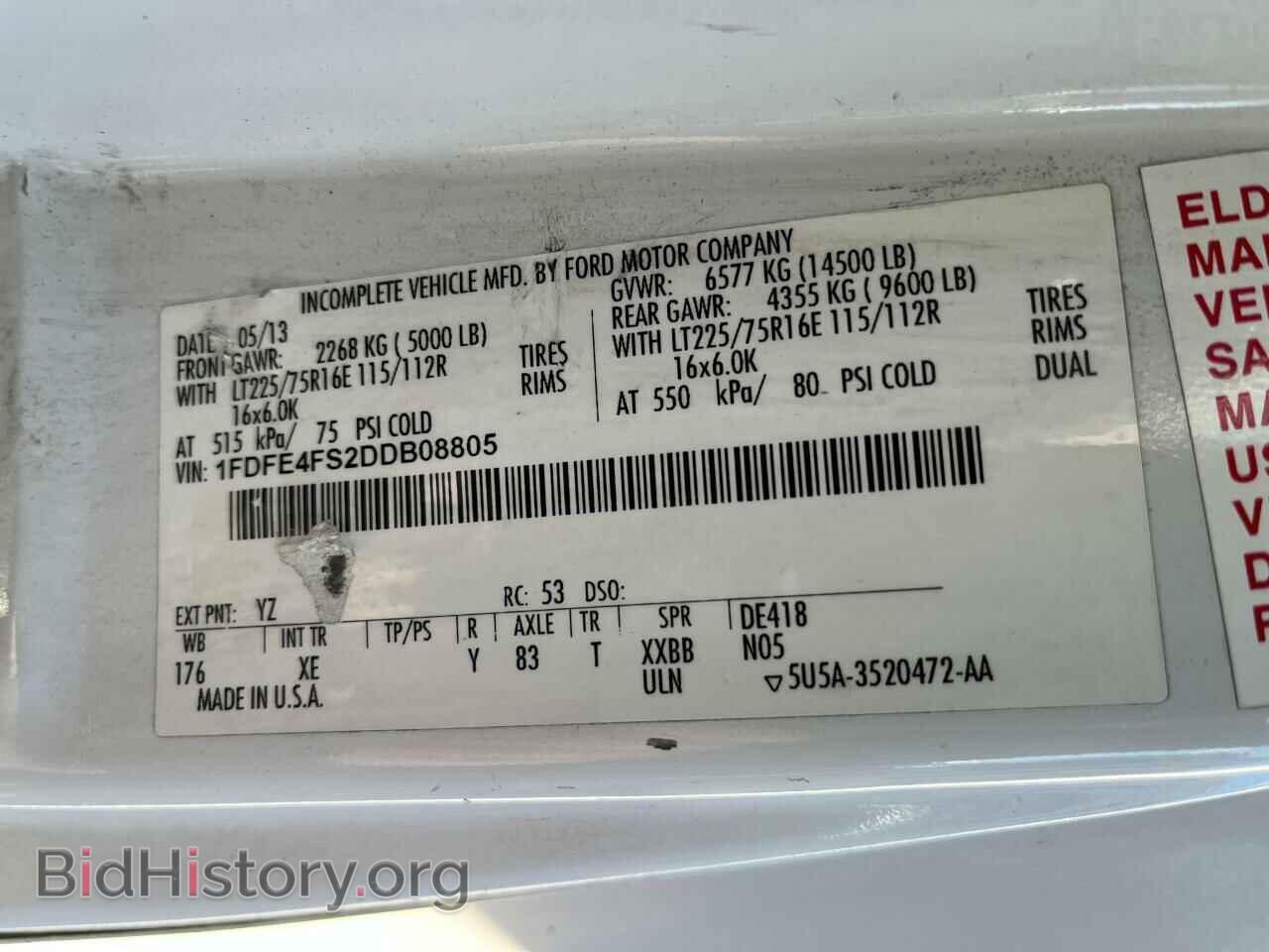 2013 FORD ALL Models - VIN: 1FDFE4FS2DDB08805 - Фото 10