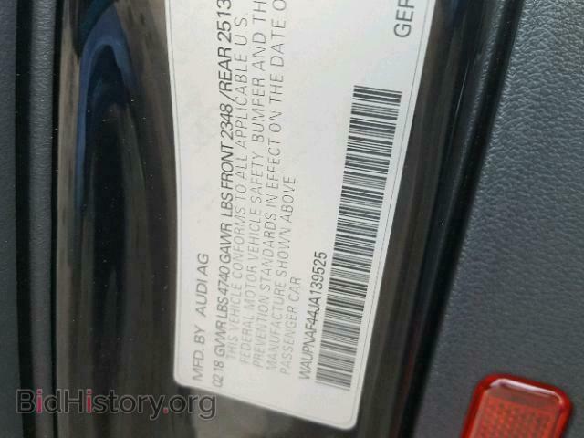 2018 AUDI A4 - VIN: WAUPNAF44JA139525 - Фото 10