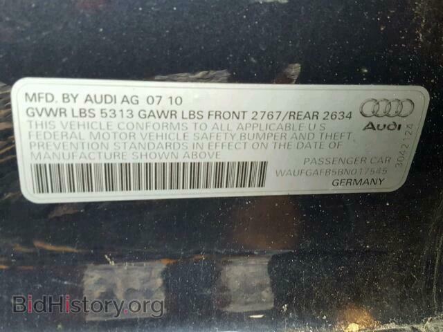 2011 AUDI A6 - VIN: WAUFGAFB5BN017545 - Фото 10