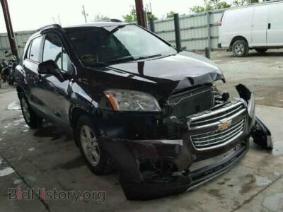 2015 Chevrolet TRAX Trax 1LT, brown — VIN KL7CJLSB5FB166678, Copart
