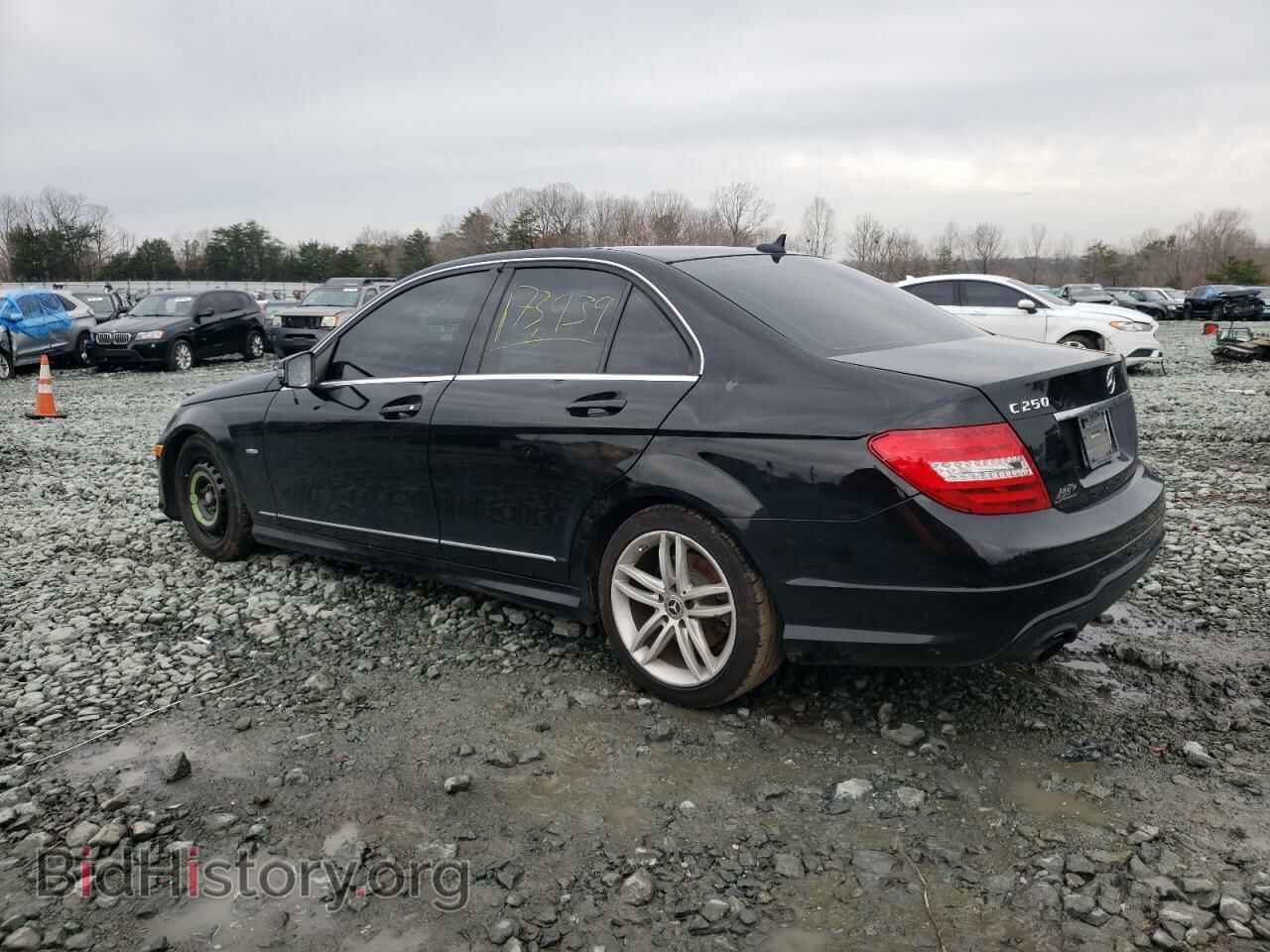 2012 MERCEDES-BENZ C-CLASS - VIN: WDDGF4HB5CA653020 - Фото 2