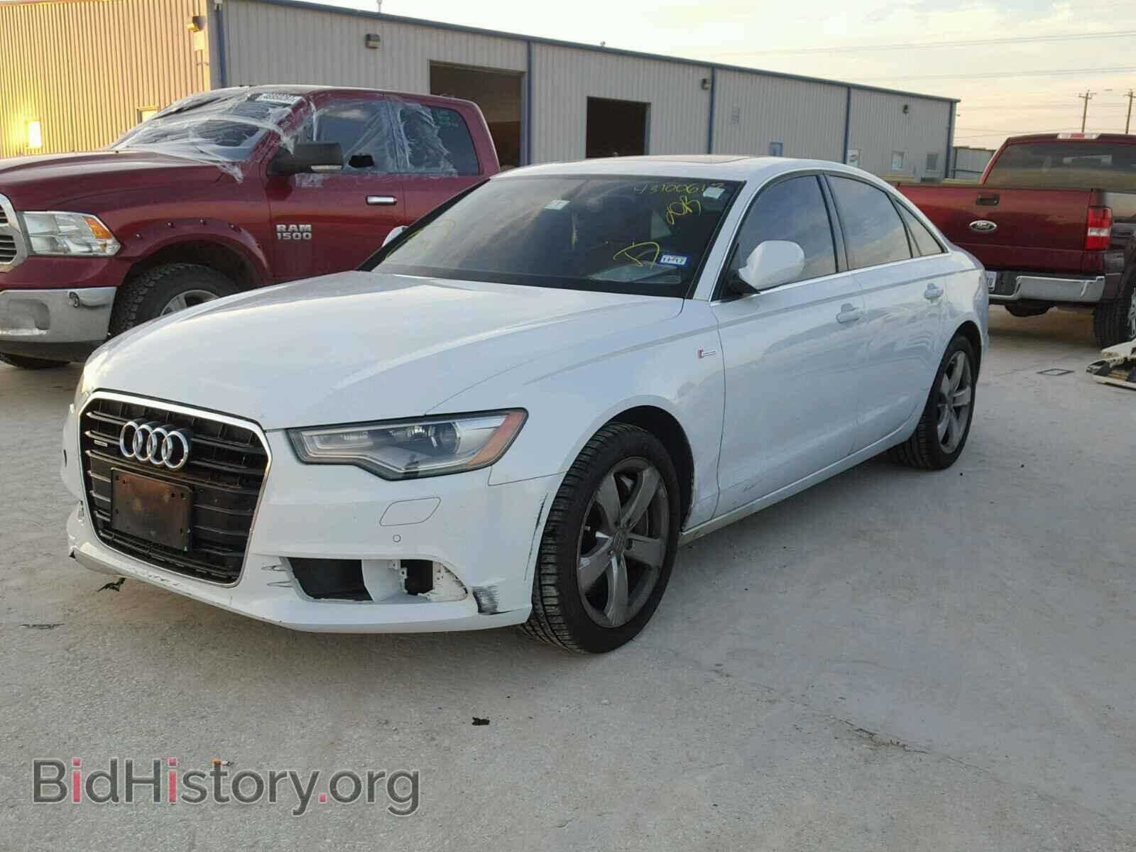 2012 AUDI A6 - VIN: WAUGGAFC1CN058866 - Фото 2