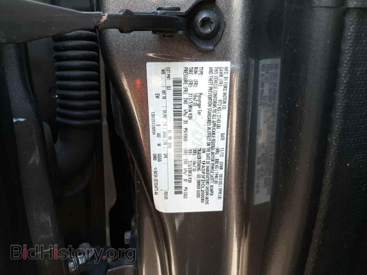 2013 FORD FOCUS - VIN: 1FADP3F21DL200080 - Фото 10