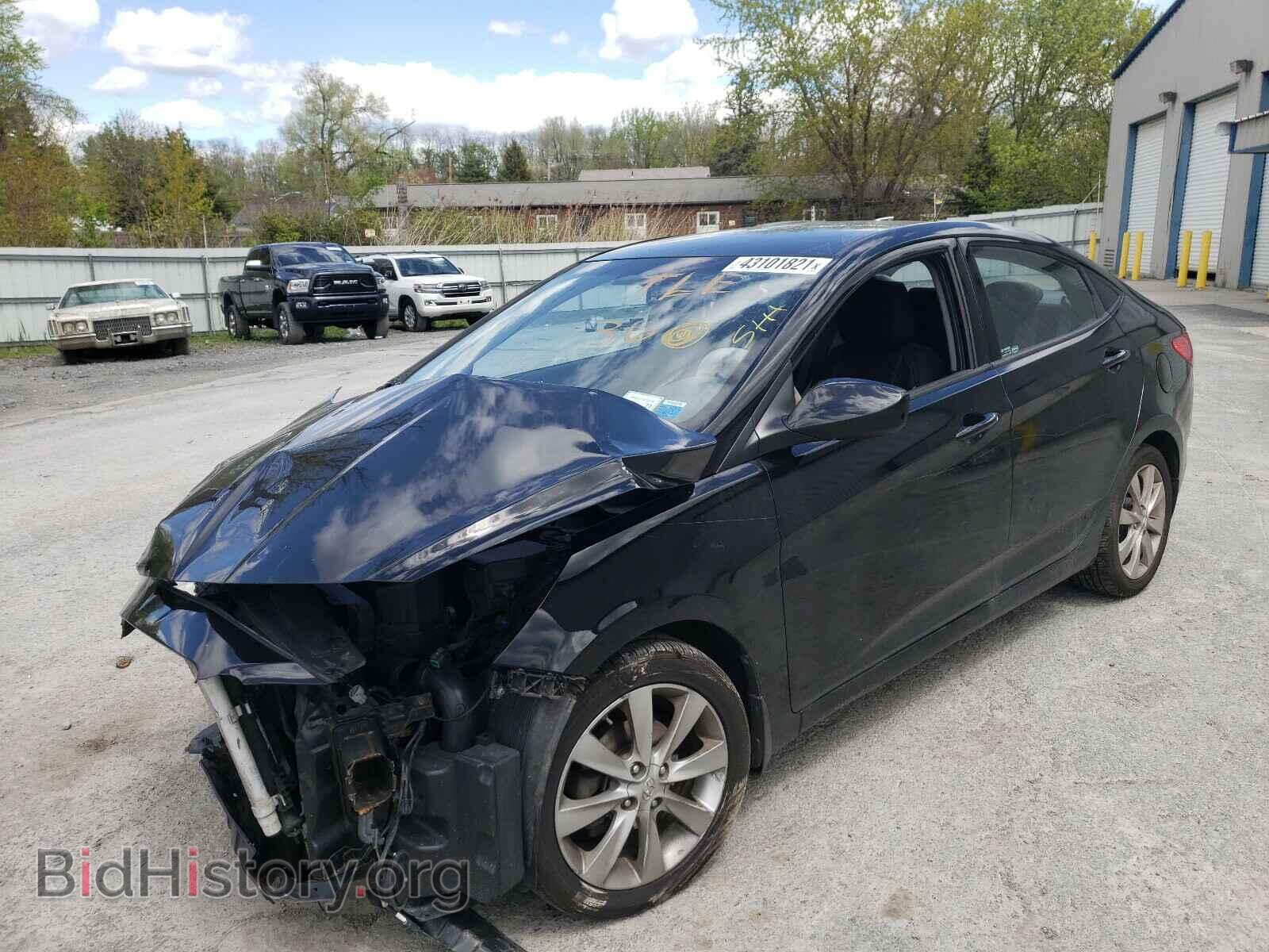 2013 HYUNDAI ACCENT - VIN: KMHCU4AE7DU319036 - Фото 2