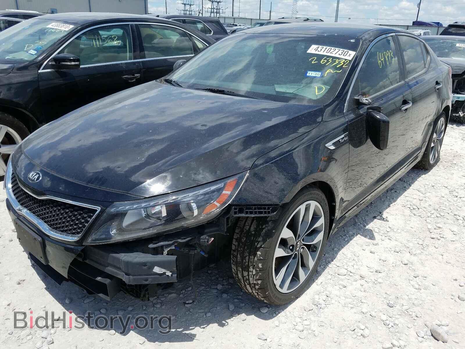 2014 KIA OPTIMA - VIN: 5XXGR4A65EG263332 - Фото 2