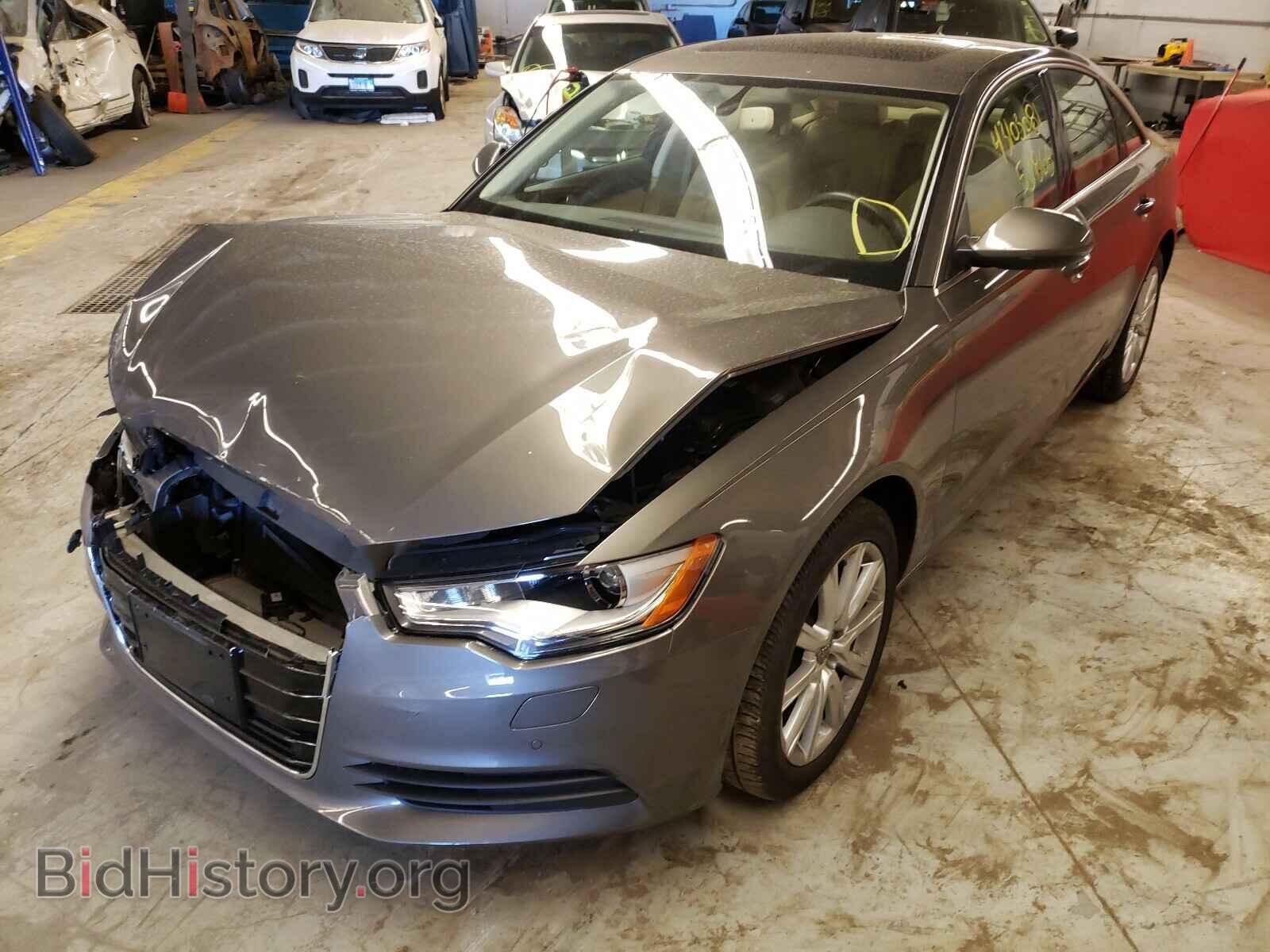 2013 AUDI A6 - VIN: WAUGFAFC5DN066859 - Фото 2