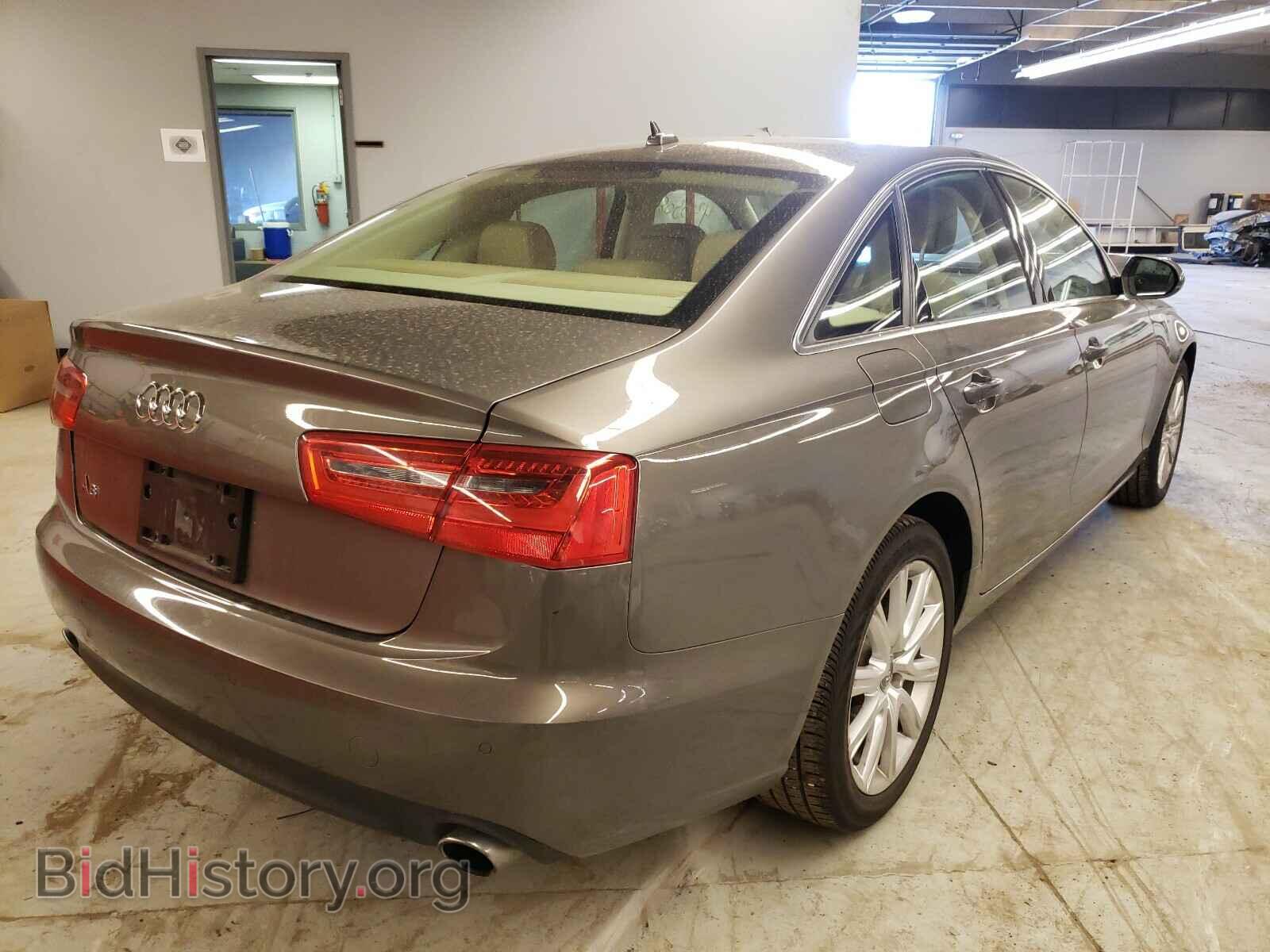 2013 AUDI A6 - VIN: WAUGFAFC5DN066859 - Фото 4