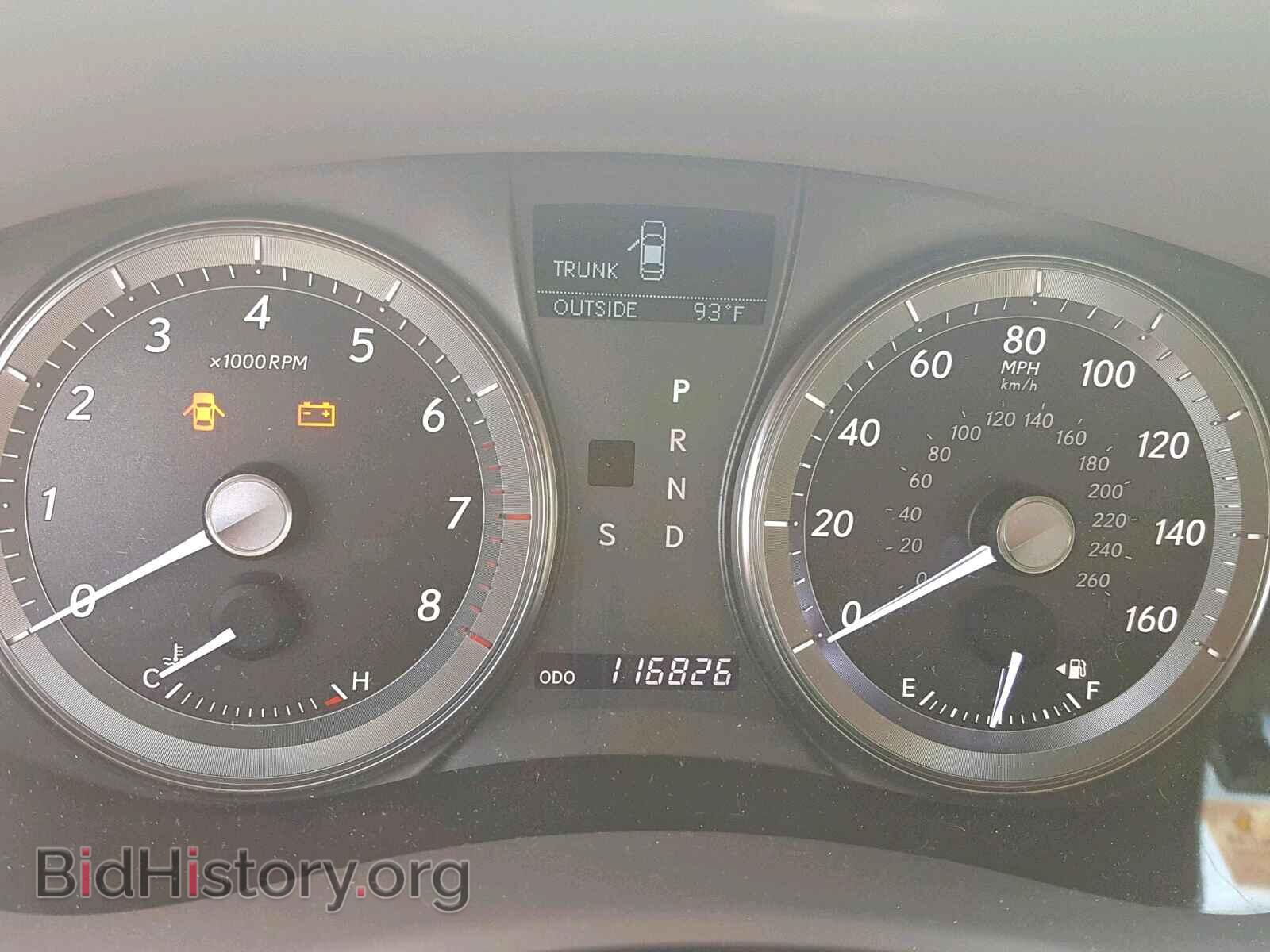 2010 LEXUS ES350 - VIN: JTHBK1EG9A2377705 - Фото 8