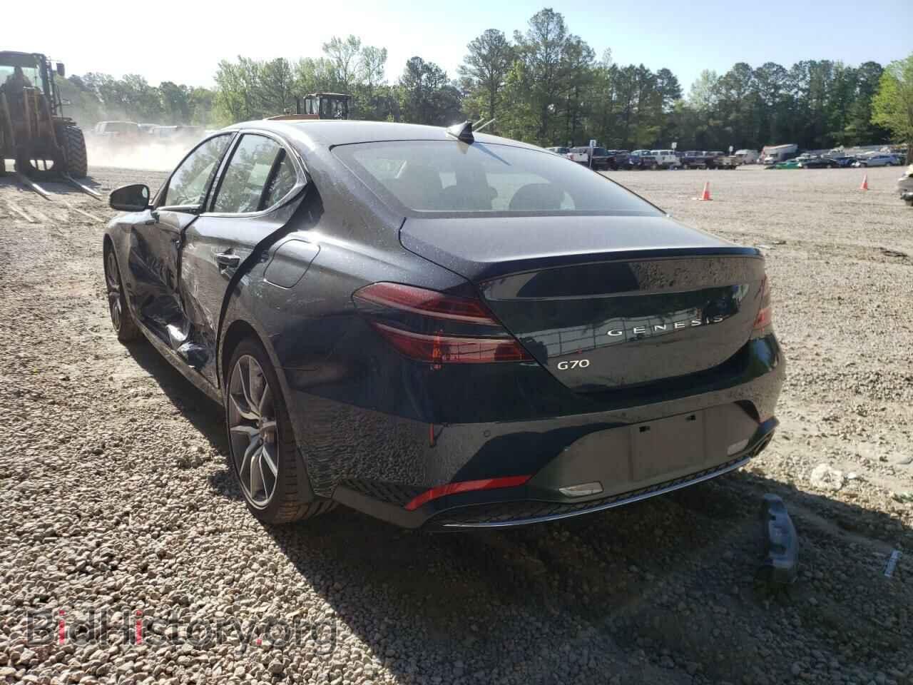 2022 GENESIS G70 BASE - VIN: KMTG34TA1NU098491 - Фото 3