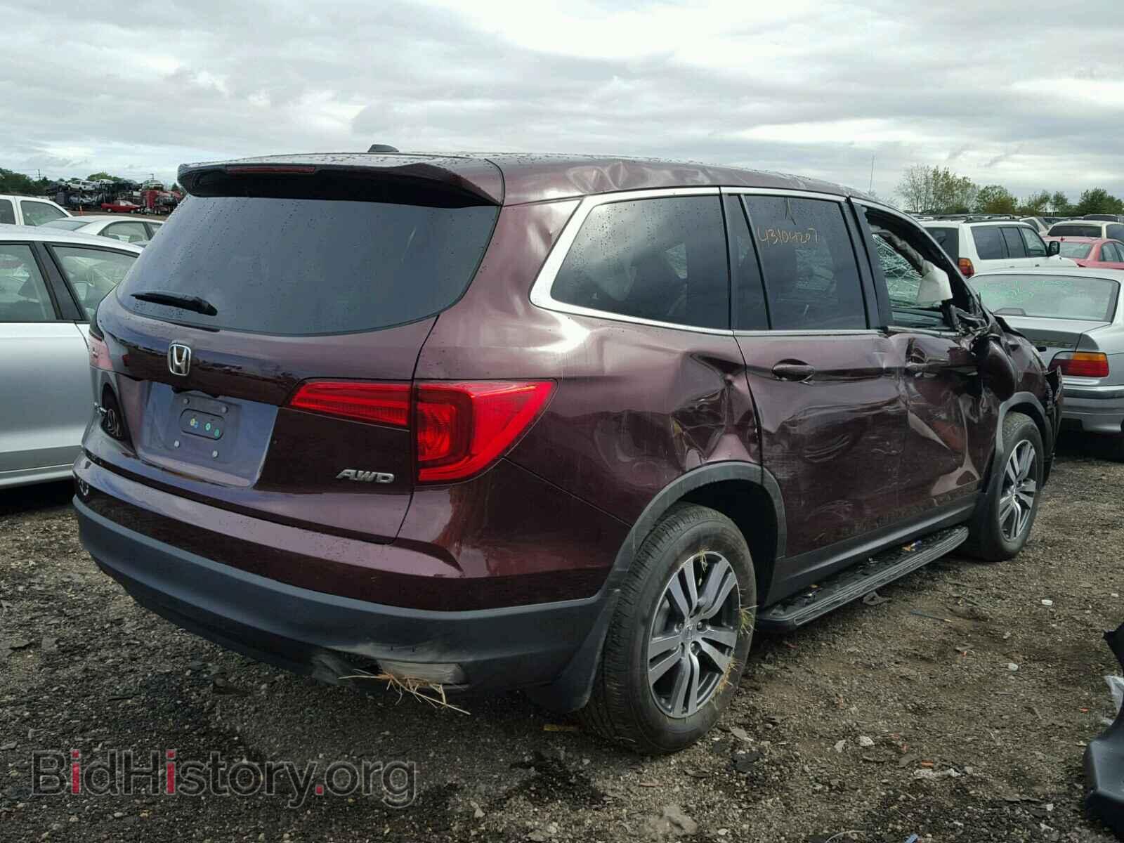 2016 HONDA PILOT - VIN: 5FNYF6H53GB111142 - Фото 4