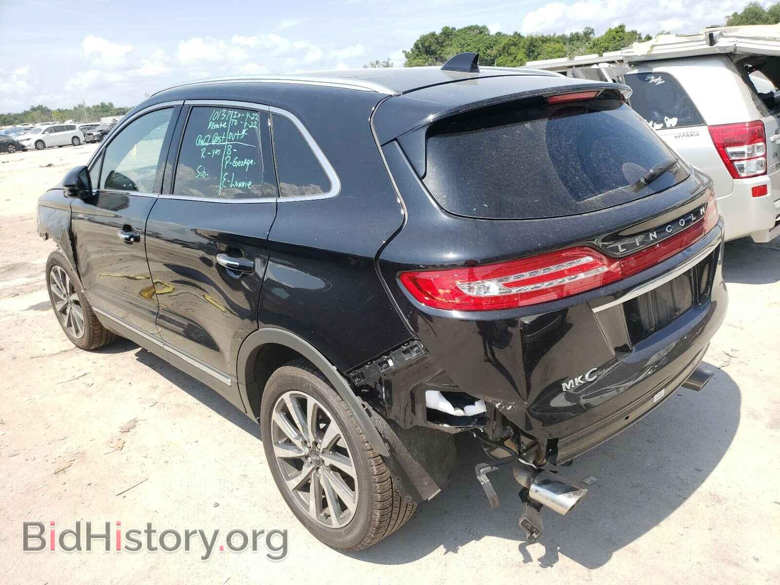 2019 LINCOLN MKC - VIN: 5LMCJ3D90KUL33663 - Фото 3