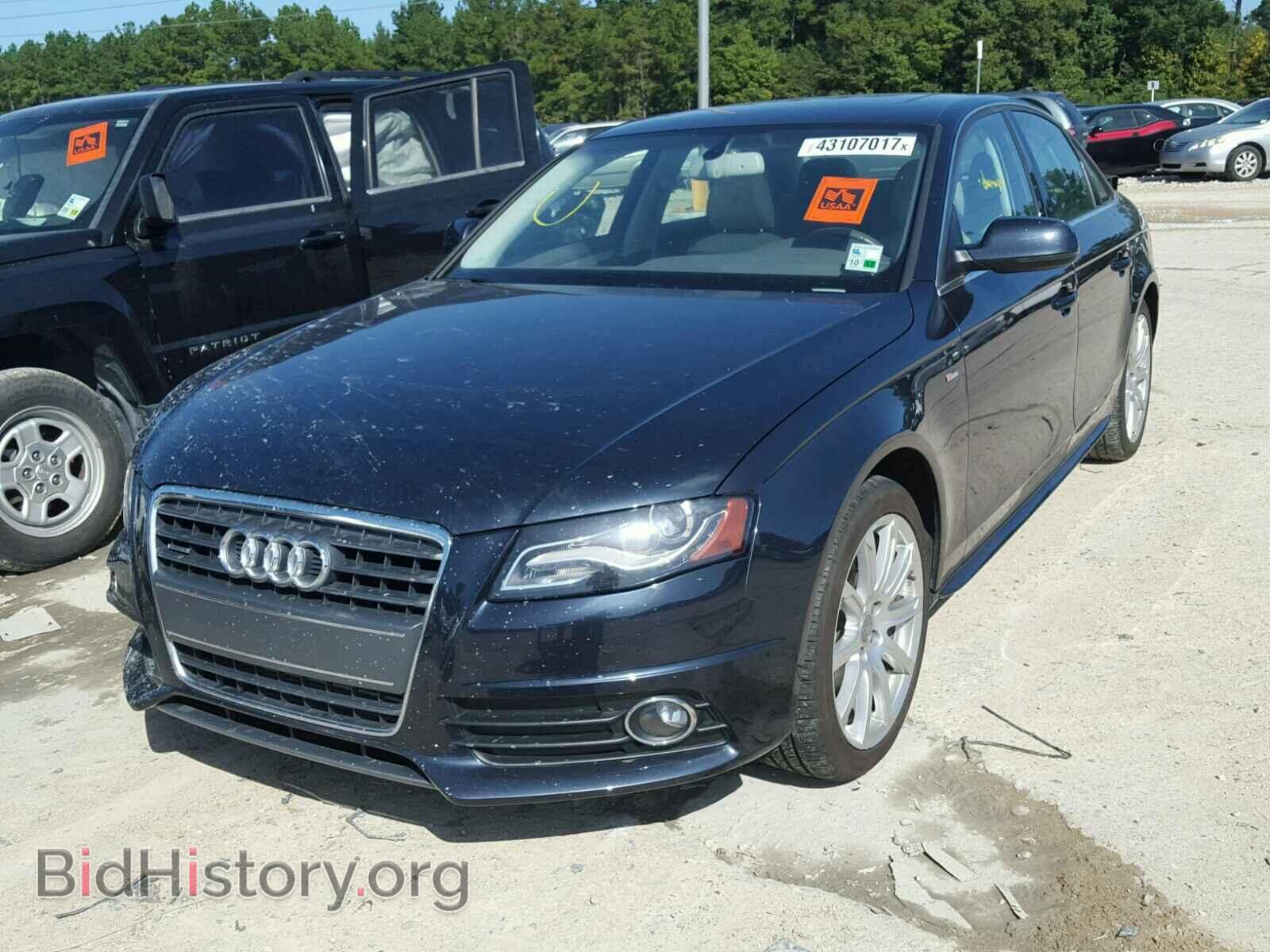 2012 AUDI A4 - VIN: WAUFFAFL9CA038743 - Фото 2