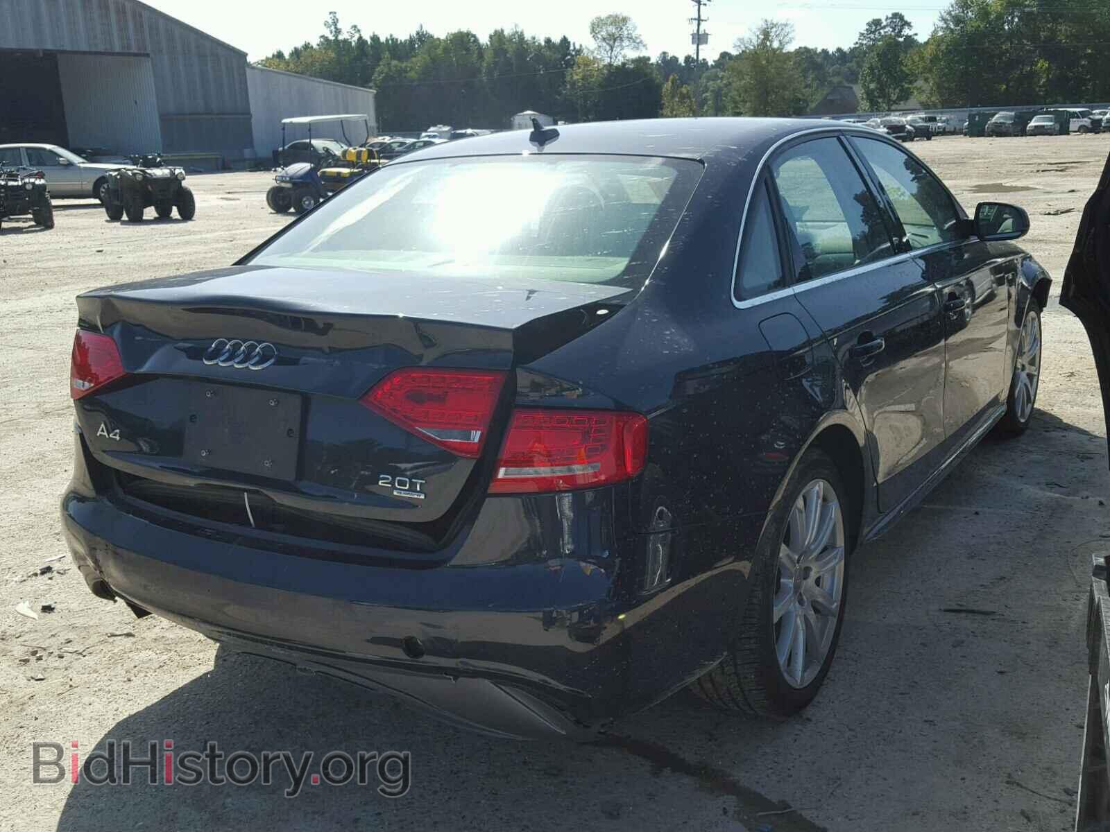 2012 AUDI A4 - VIN: WAUFFAFL9CA038743 - Фото 4