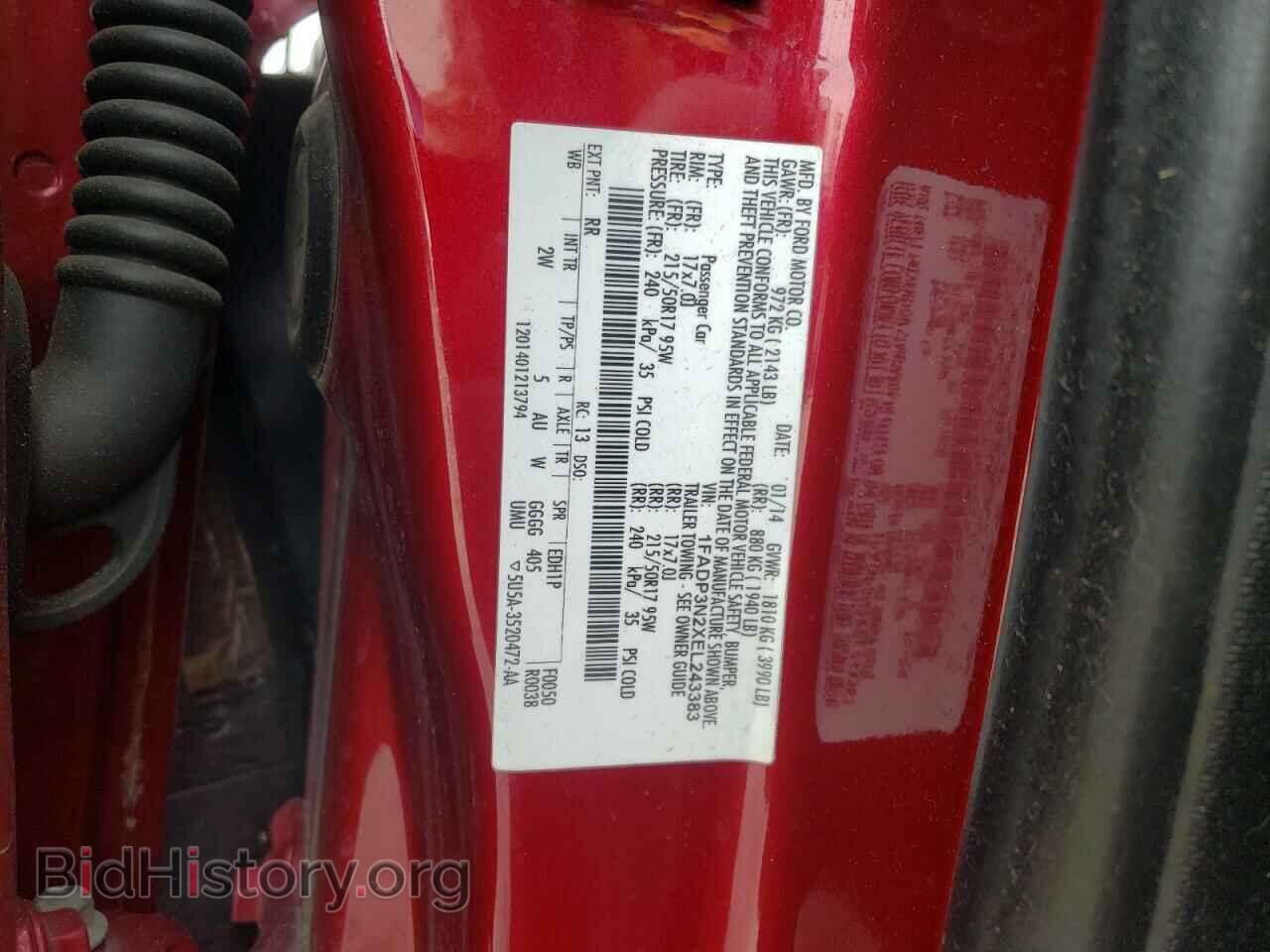 2014 FORD FOCUS - VIN: 1FADP3N2XEL243383 - Фото 13