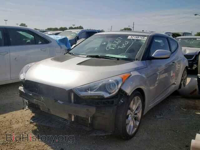 2012 HYUNDAI VELOSTER - VIN: KMHTC6AD9CU045617 - Фото 2