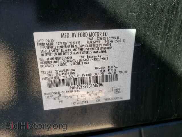 2015 FORD TAURUS - VIN: 1FAHP2F89FG158706 - Фото 10