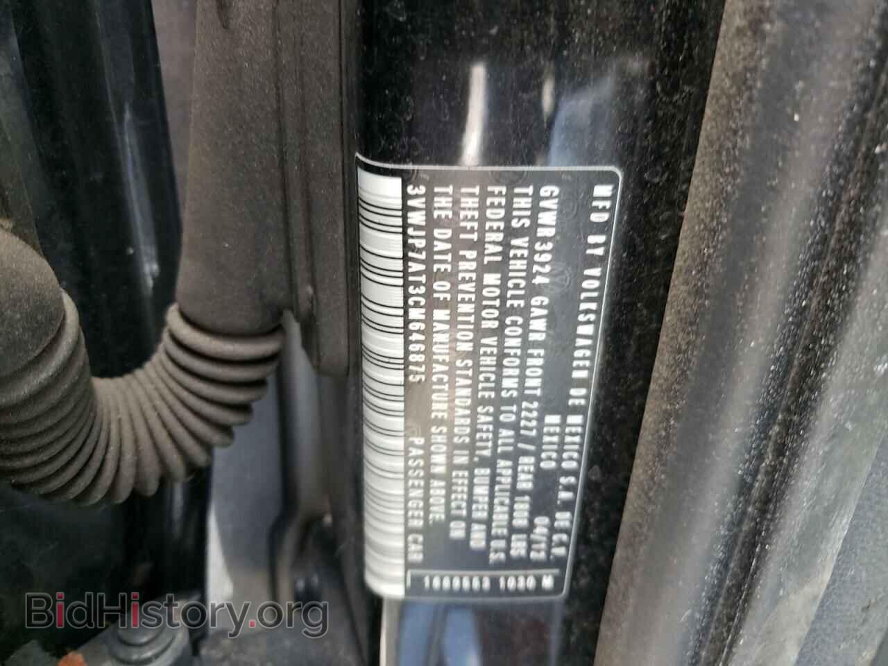 2012 VOLKSWAGEN BEETLE - VIN: 3VWJP7AT3CM646875 - Фото 10