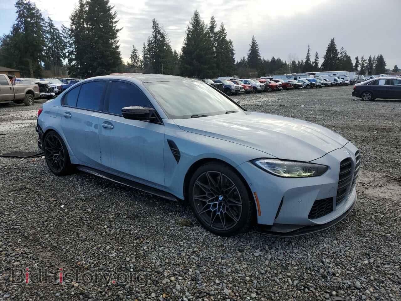 2022 BMW M3 - VIN: WBS43AY02NFL74349 - Фото 4