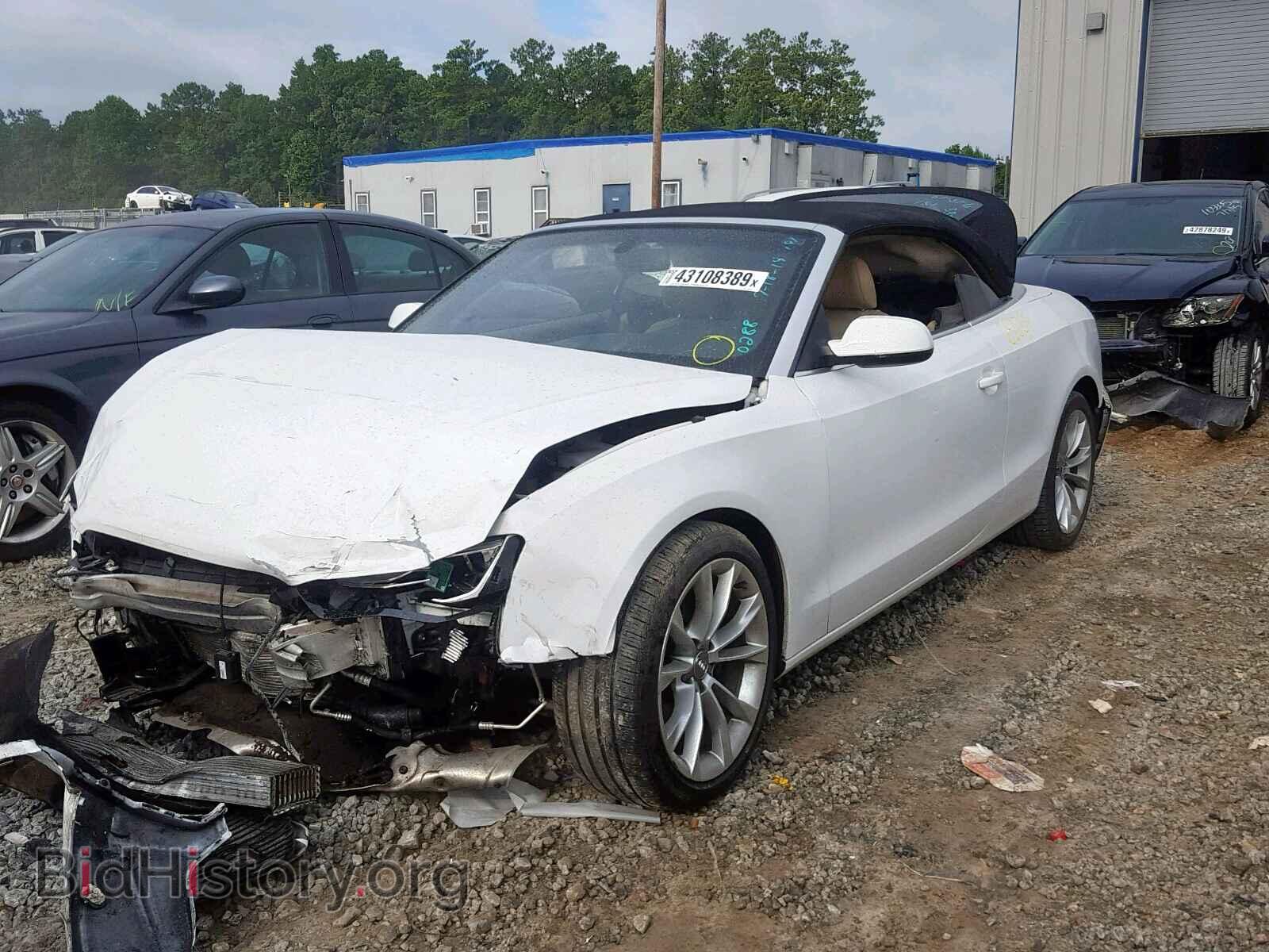 2013 AUDI A5 PREMIUM - VIN: WAUAFAFH8DN000288 - Photo 2