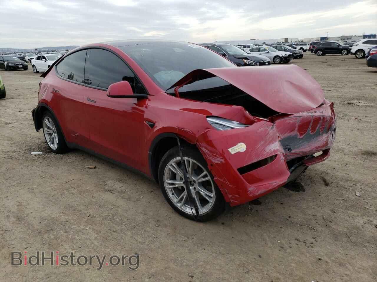 2022 TESLA MODEL Y - VIN: 7SAYGAEE1NF344053 - Фото 4