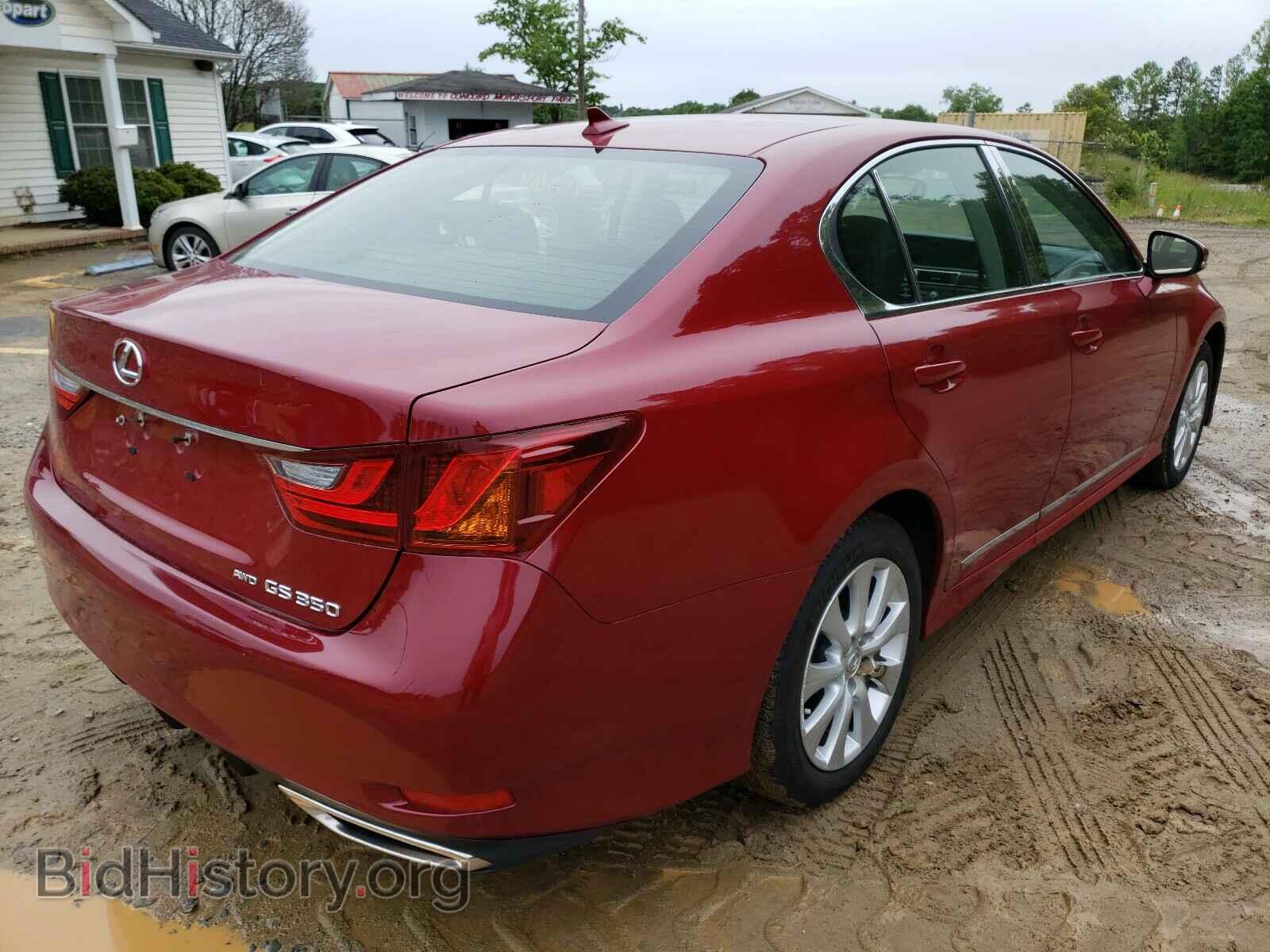 2014 LEXUS GS350 - VIN: JTHCE1BL8E5023482 - Фото 4