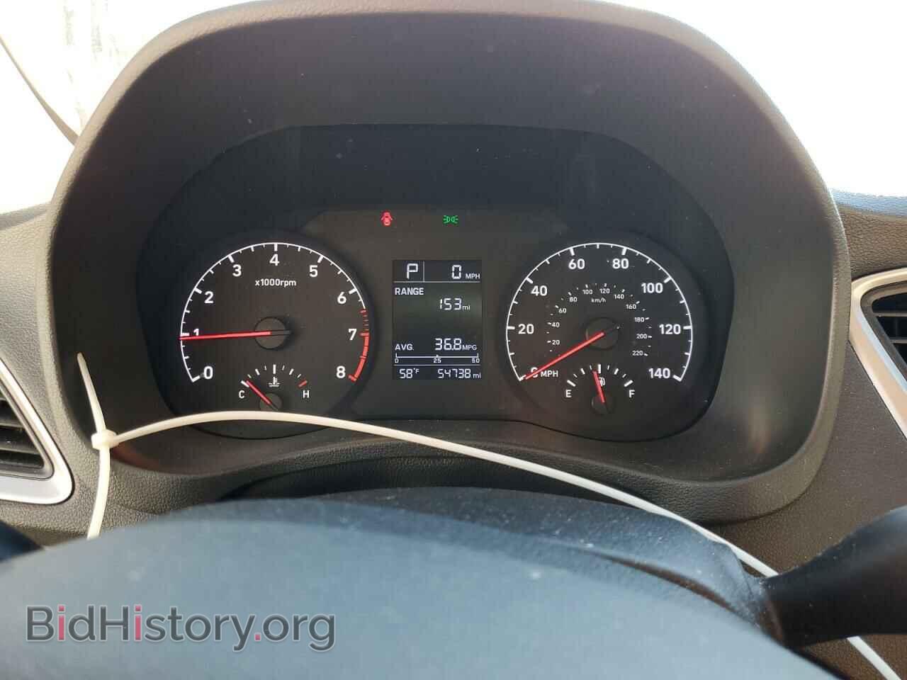 2019 HYUNDAI ACCENT - VIN: 3KPC24A36KE054534 - Фото 9