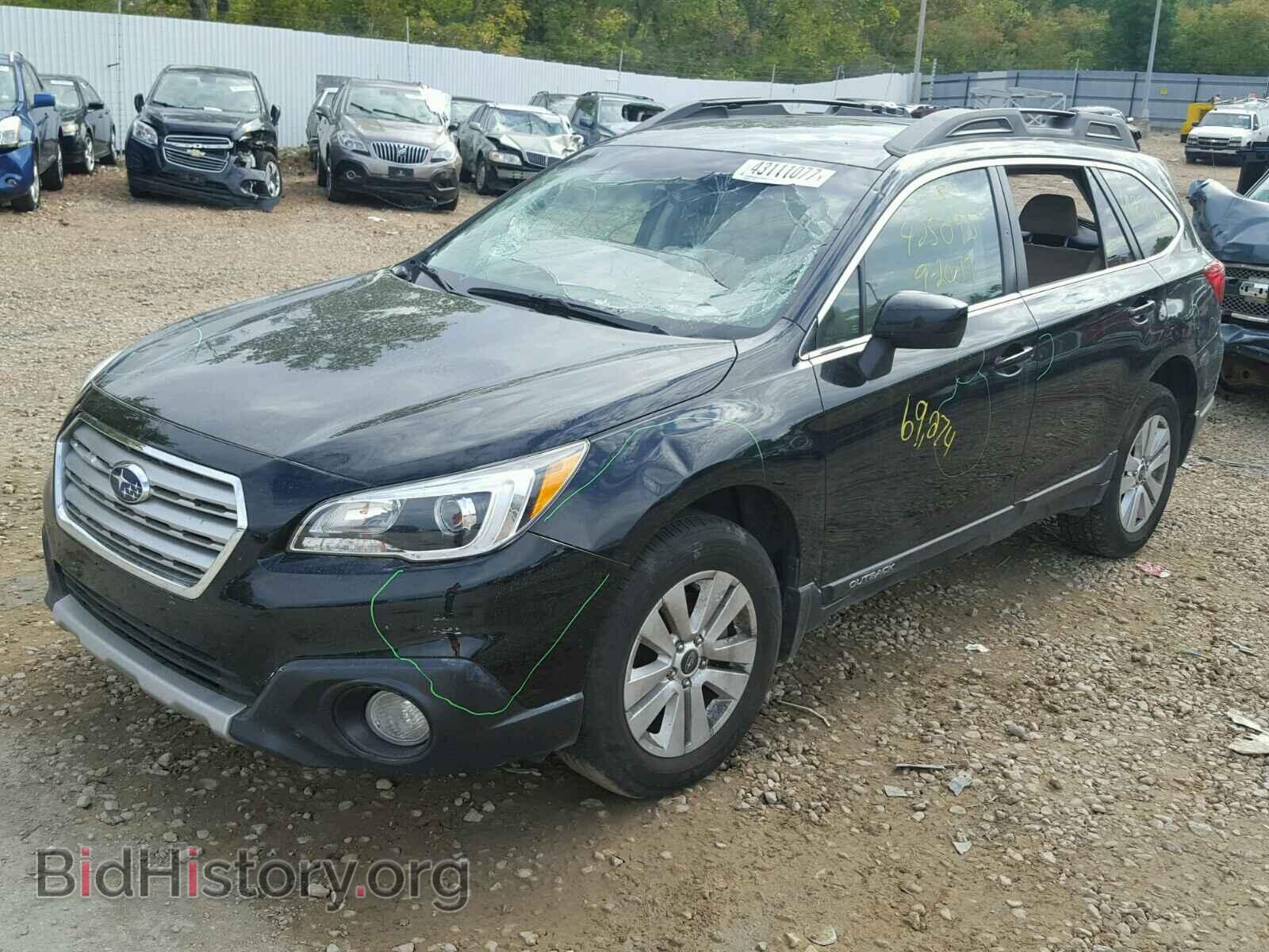 2015 SUBARU OUTBACK - VIN: 4S4BSBDC6F3341036 - Фото 2