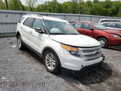 2011 Ford EXPLORER Explorer X, white — VIN 1FMHK8D82BGA03970, Copart