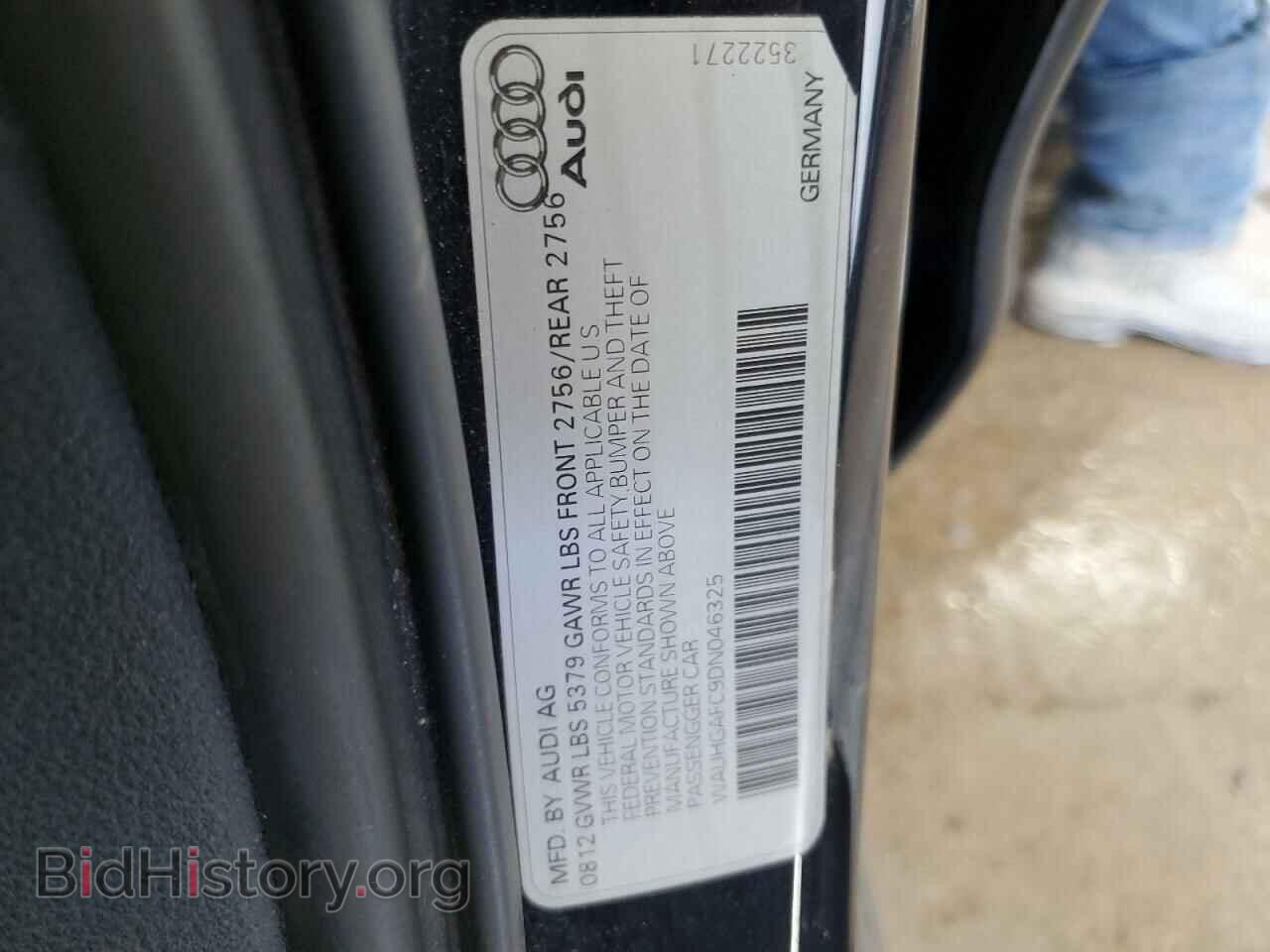 2013 AUDI A6 - VIN: WAUHGAFC9DN046325 - Фото 13