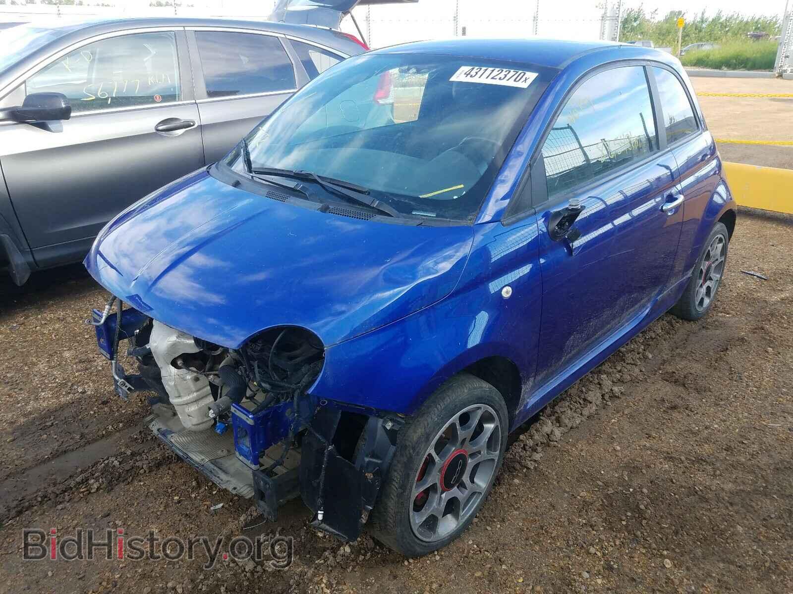 2012 FIAT 500 - VIN: 3C3CFFBR5CT379955 - Фото 2