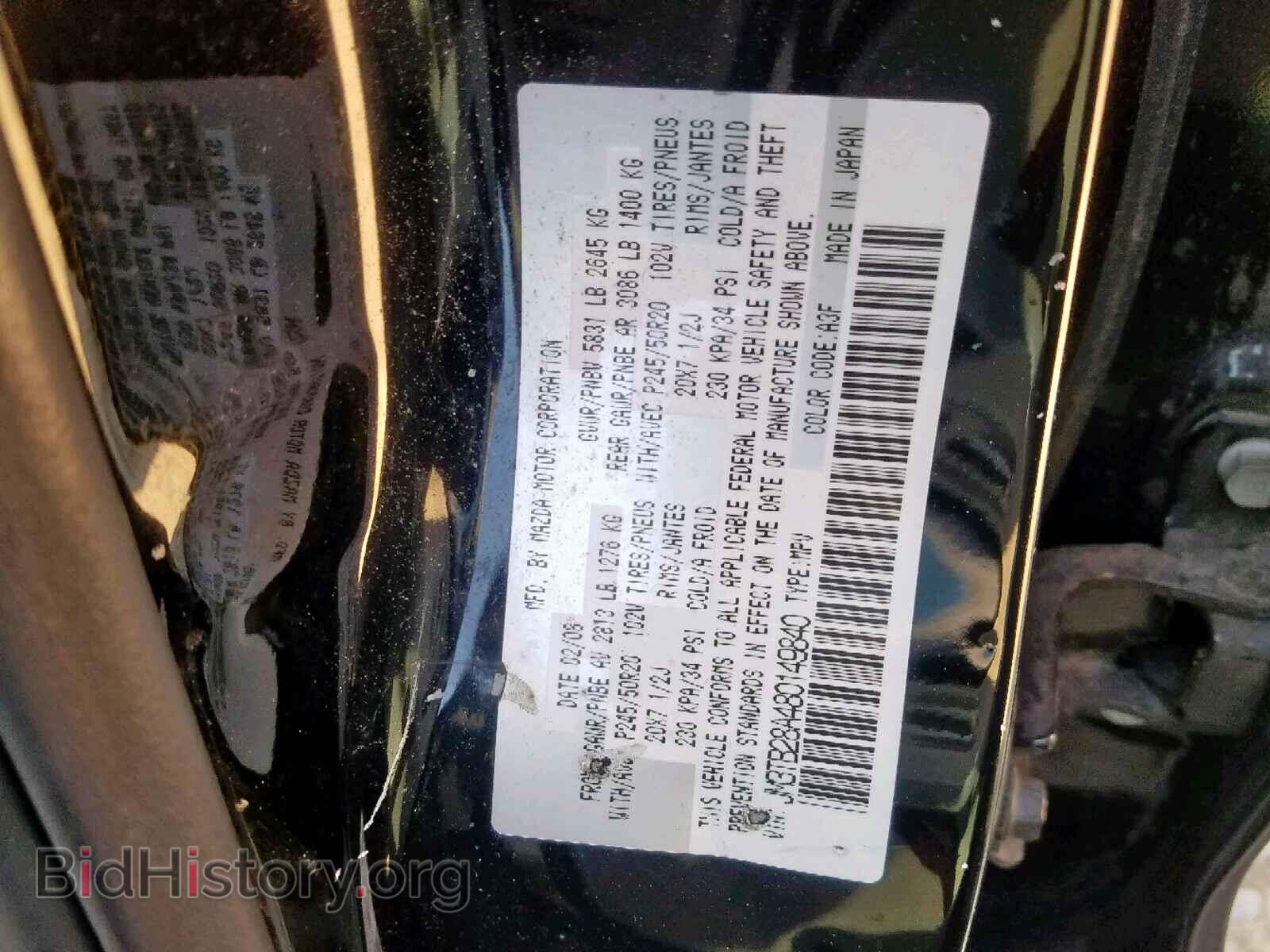 2008 MAZDA CX-9 - VIN: JM3TB28A480149840 - Фото 10