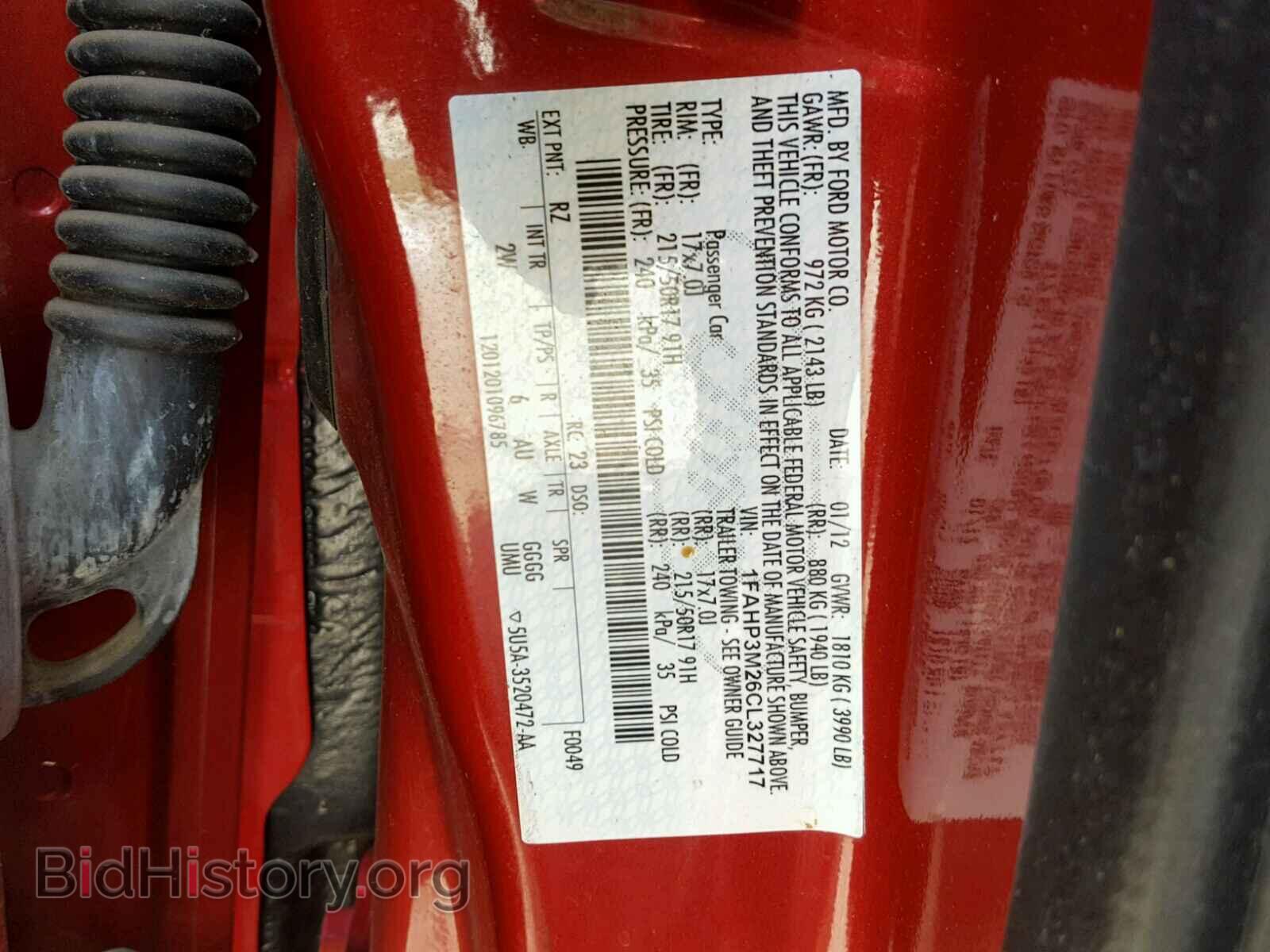 2012 Ford FOCUS (VIN 1FAHP3M26CL327717) — photo 10 of 10