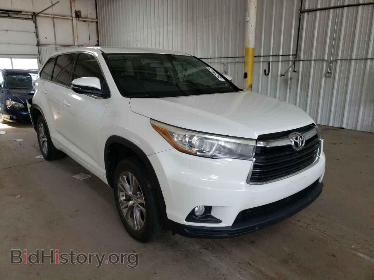 Photo 5TDZKRFH8FS090264 - TOYOTA HIGHLANDER 2015