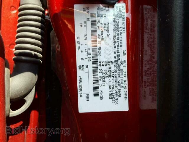 2013 FORD FOCUS - VIN: 1FADP3F21DL234228 - Фото 10