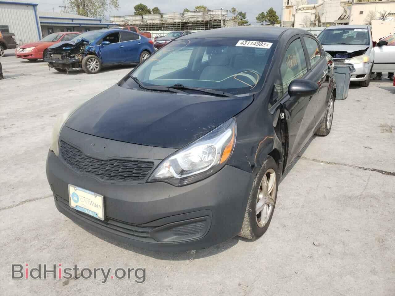 2013 KIA RIO - VIN: KNADM4A37D6186626 - Фото 2