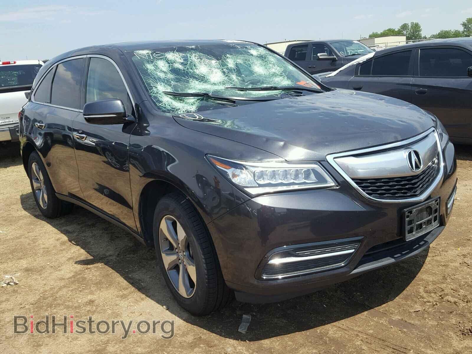 Photo 5FRYD4H26FB027135 - ACURA MDX 2015