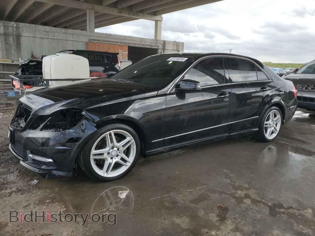Photo WDDHF8JB6DA692805 - MERCEDES-BENZ E-CLASS 2013