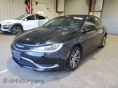 2015 Chrysler 200 Limited, черный — VIN 1C3CCCAB1FN742896, Copart