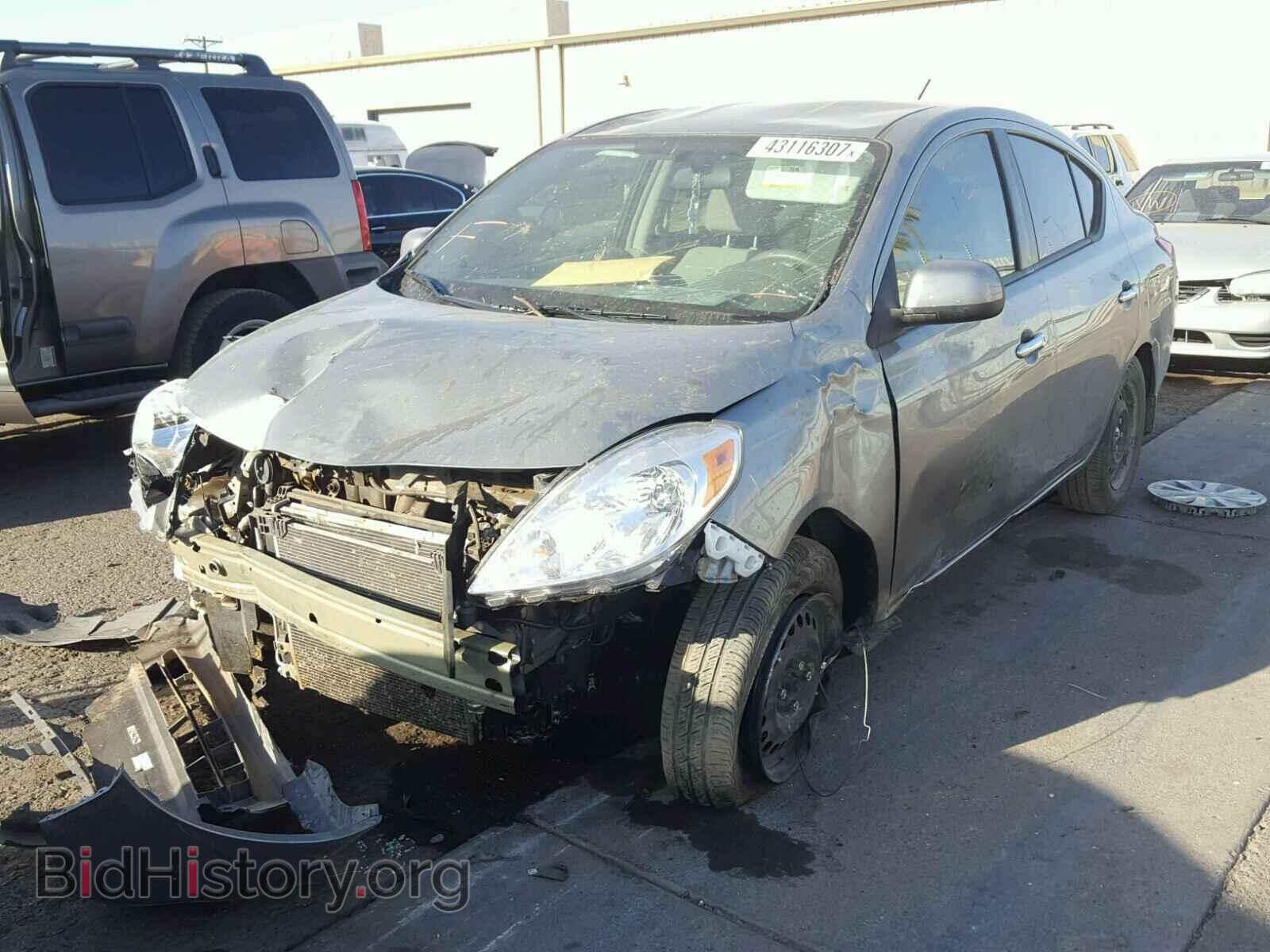 2012 NISSAN VERSA - VIN: 3N1CN7AP1CL909006 - Фото 2