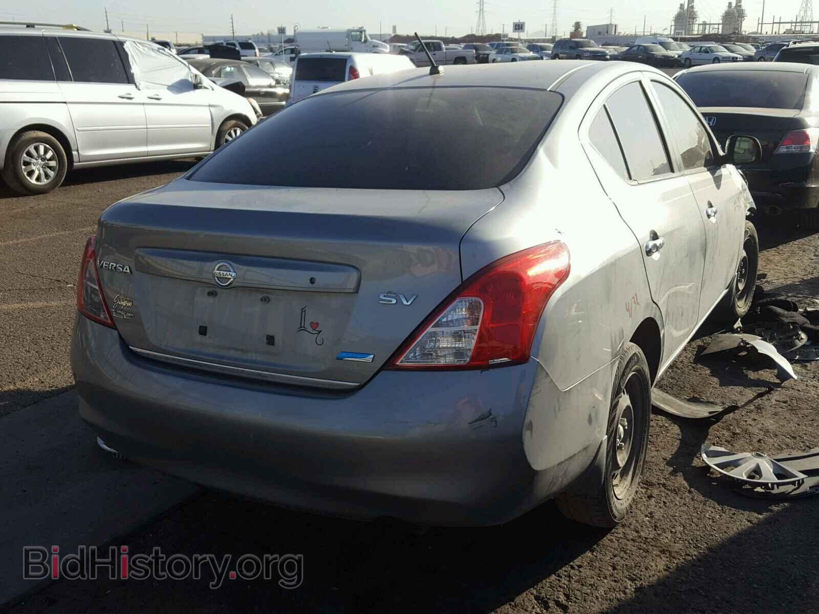 2012 NISSAN VERSA - VIN: 3N1CN7AP1CL909006 - Фото 4