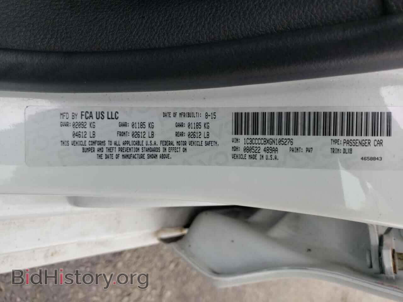 2016 CHRYSLER 200 - VIN: 1C3CCCCBXGN105276 - Фото 10