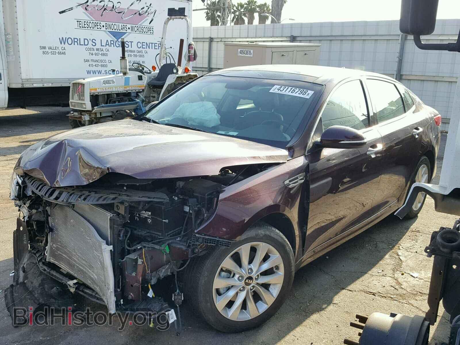 2016 KIA OPTIMA - VIN: 5XXGU4L3XGG113981 - Photo 2