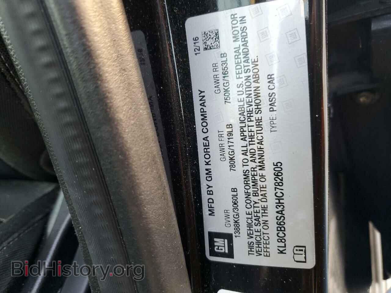 2017 CHEVROLET SPARK - VIN: KL8CB6SA3HC782605 - Фото 15